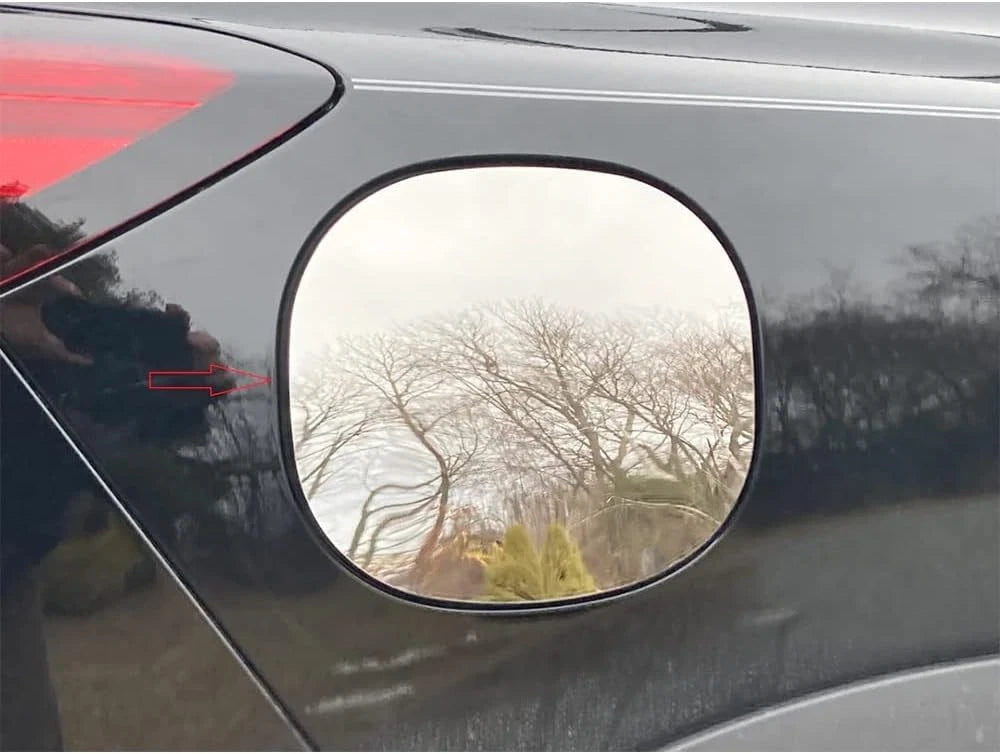 1pc. Luxury FX Gas Door Cover Trim for 2021-2023 Nissan Rogue w/o Sport