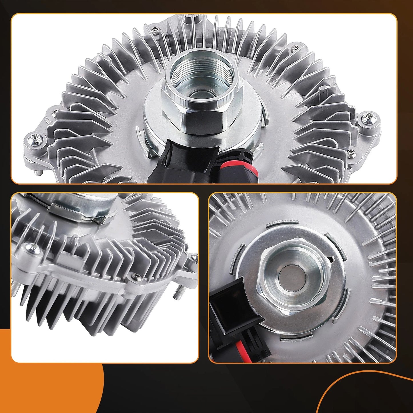 Cooling Radiator Fan Clutch for Dodge Ram 2500 3500 (2013–2018)