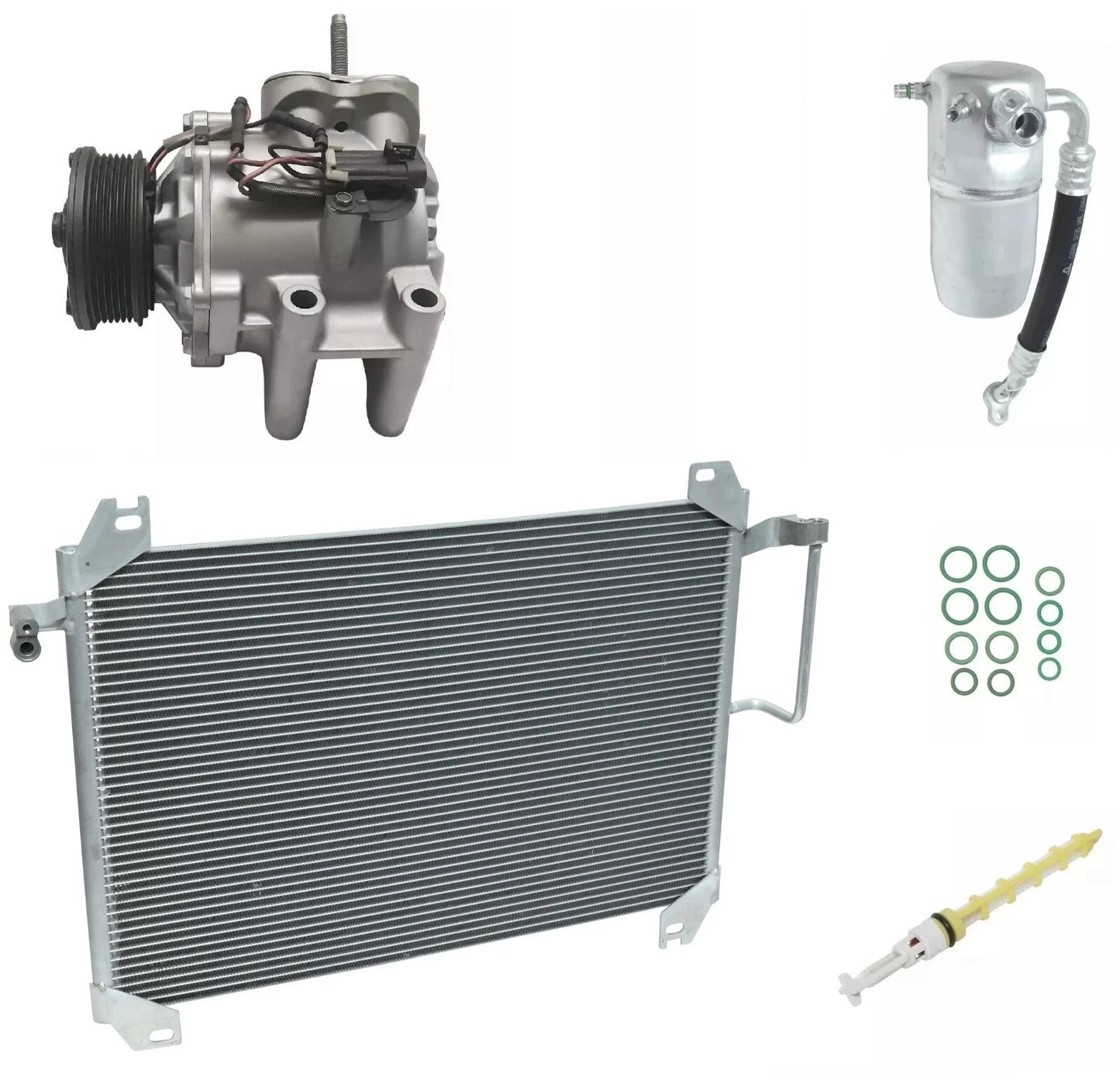 AC Compressor Kit With Condenser for Chevrolet Trailblazer EXT 4.2L (2004)