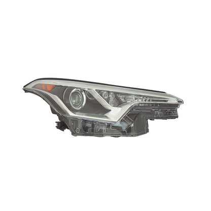 Headlight Lens Housing Replacement Passenger Side with LED DRL for Honda