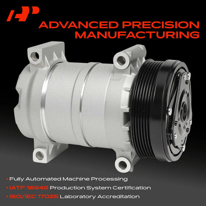 A/C Compressor with Clutch for Chevy Silverado 2500, Tahoe (1996–2000)