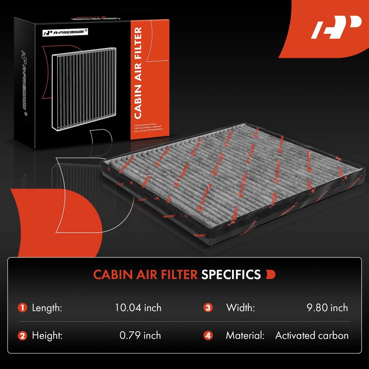 Activated Carbon Cabin Air Filter for Chevy Camaro (2010–2015)