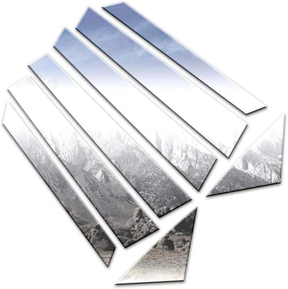 Luxury FX Chrome Pillar Post Set for Ford Focus (2008–2011)