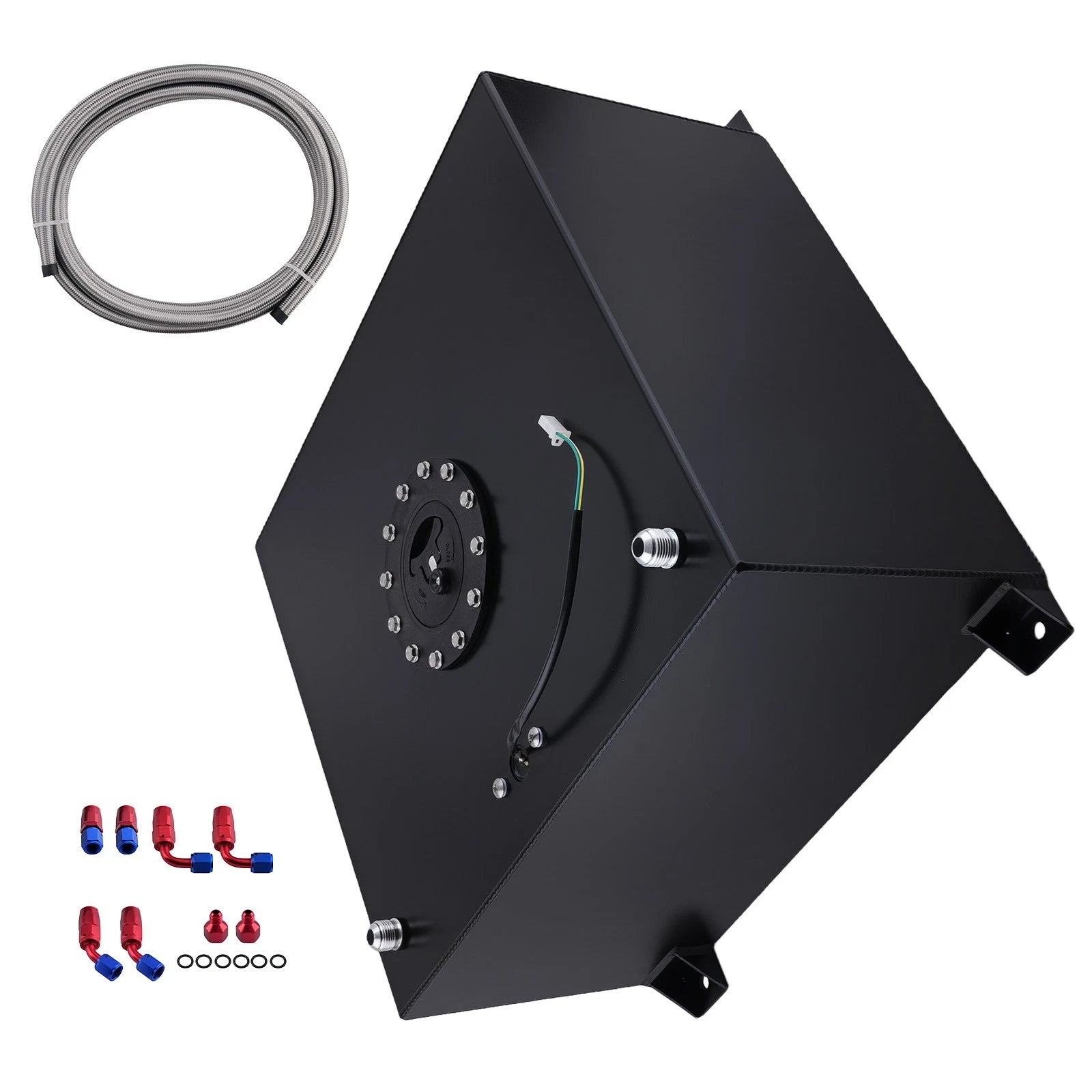 Fuel Tank for Aluminum Racing Cap+Level Sender+Steel Fuel Line (15 Gallon) (2010–2024)