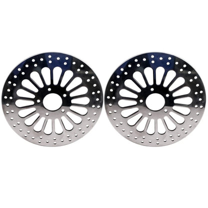 2Pcs 11.8" Front Brake Rotor Disc for Harley-Davidson Dyna (2007–2017)
