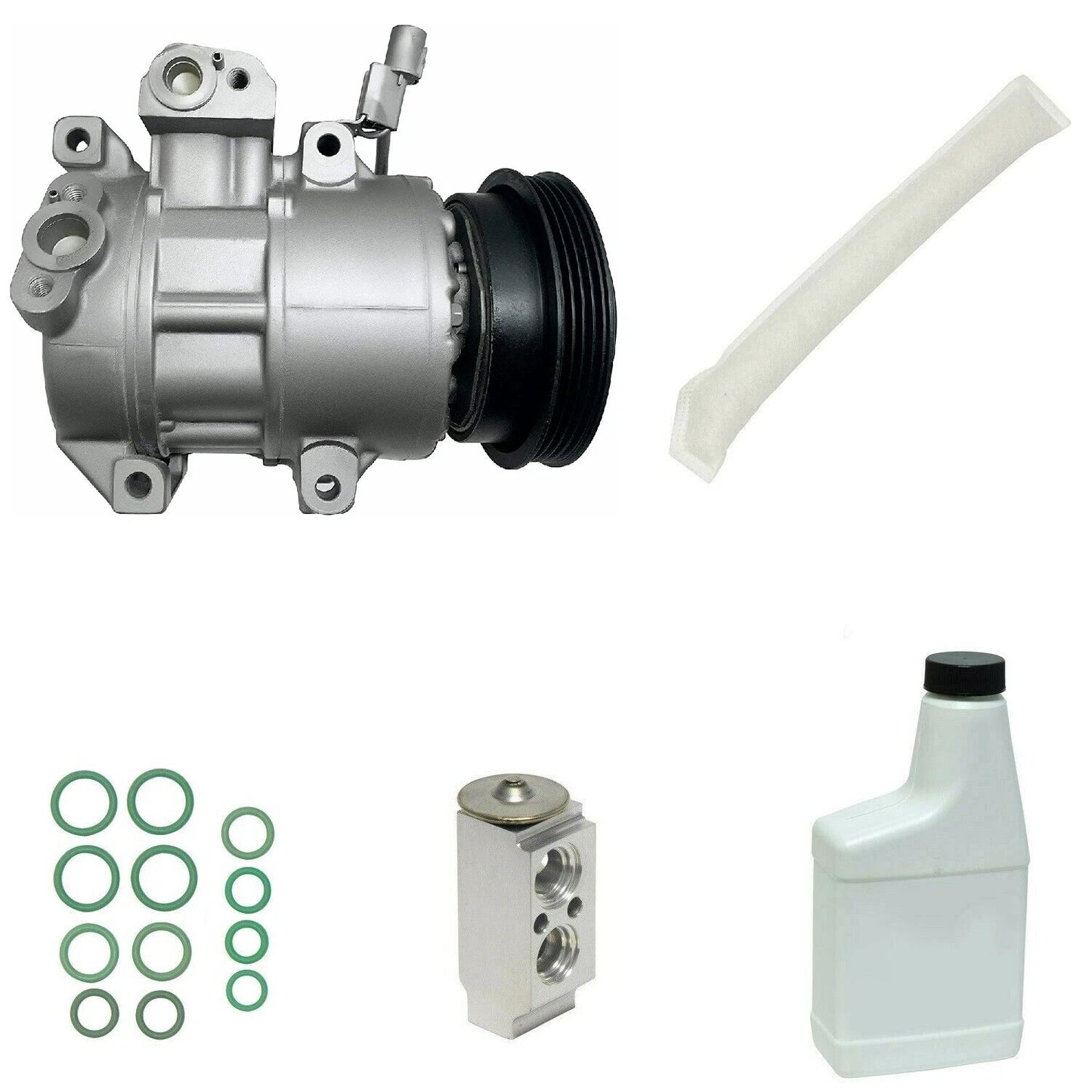 AC Compressor Kit Replacement for Kia Rio (2018–2022)