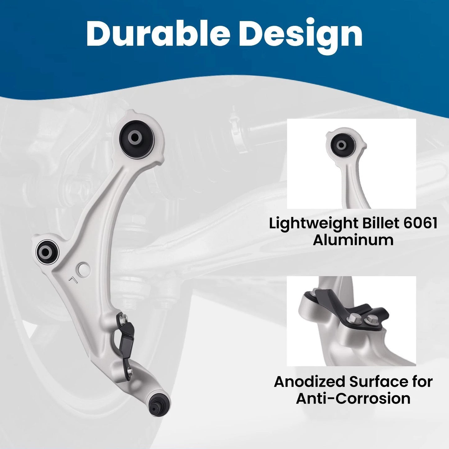 Front Lower Control Arms Outer Tie Rods Sway Bar Links for Nissan Murano (2009–2014)