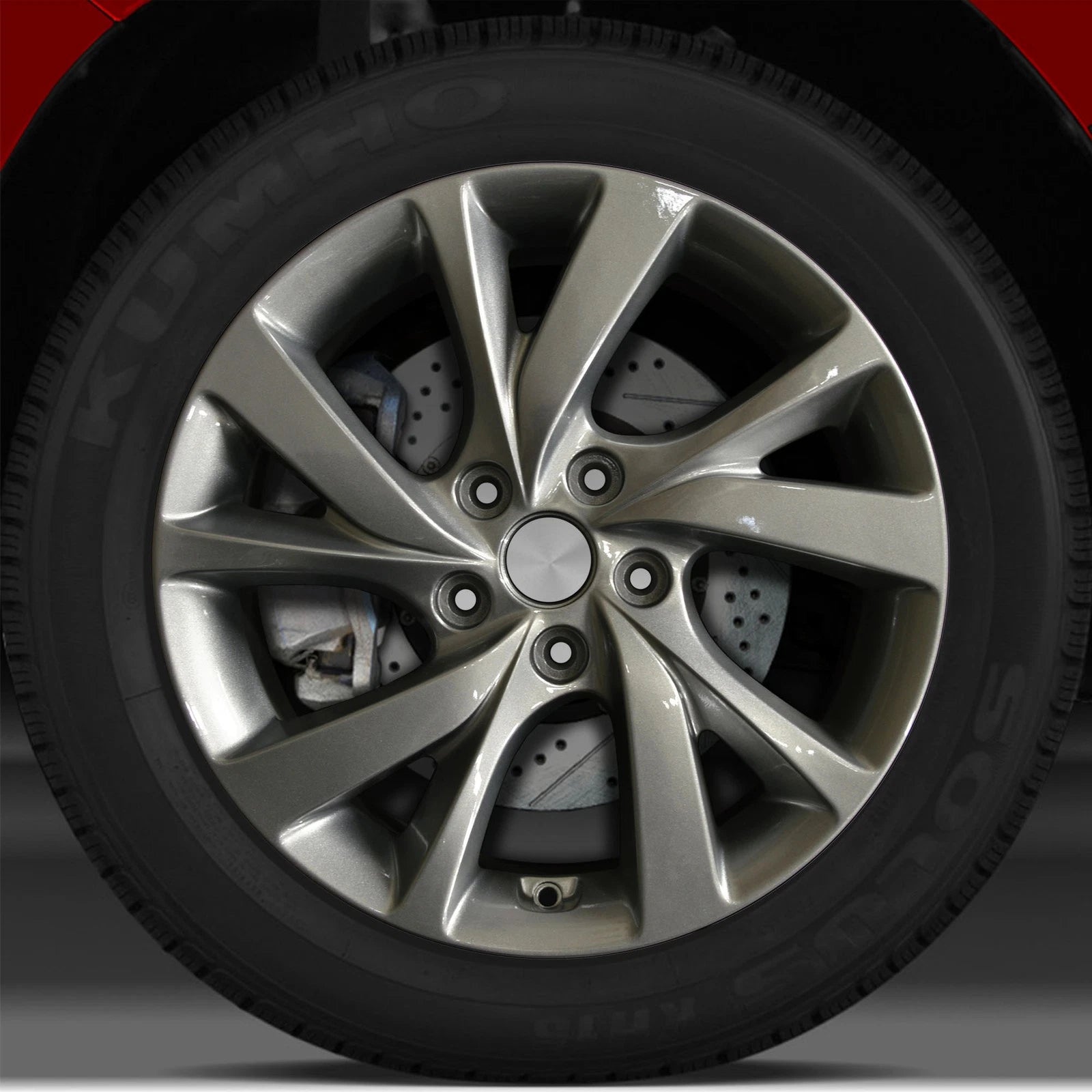 17x7 Factory Wheel (Dark Silver Full Face) for Hyundai Veloster