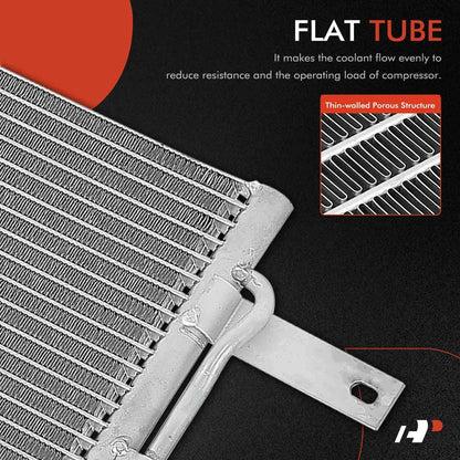 A/C Condenser with Drier for Chevy Tahoe Suburban Cadillac Escalade (2000–2014)