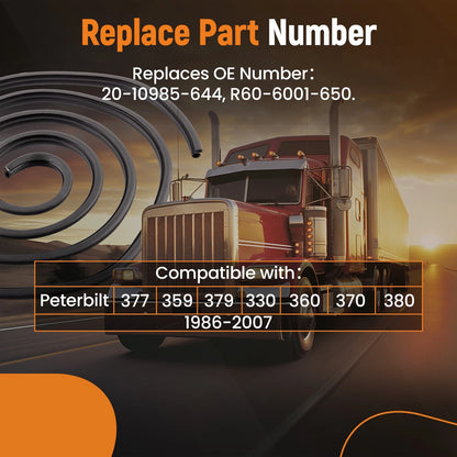 Door Seal Weatherstrip for Peterbilt 377 359 370 380 (1986–2007)