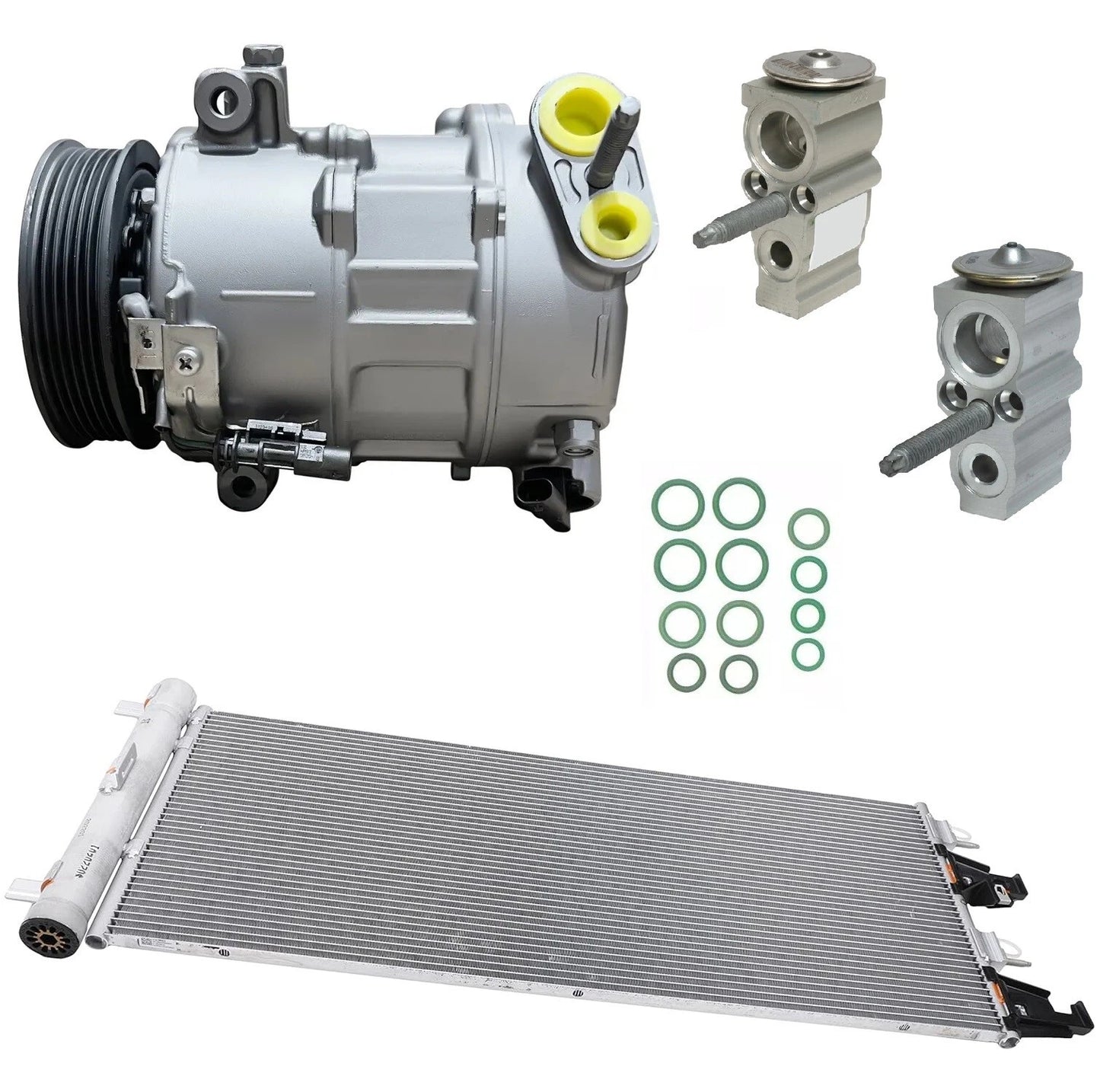 AC Compressor Kit with Condenser for GMC Yukon 3.0L Turbo (2021–2021)