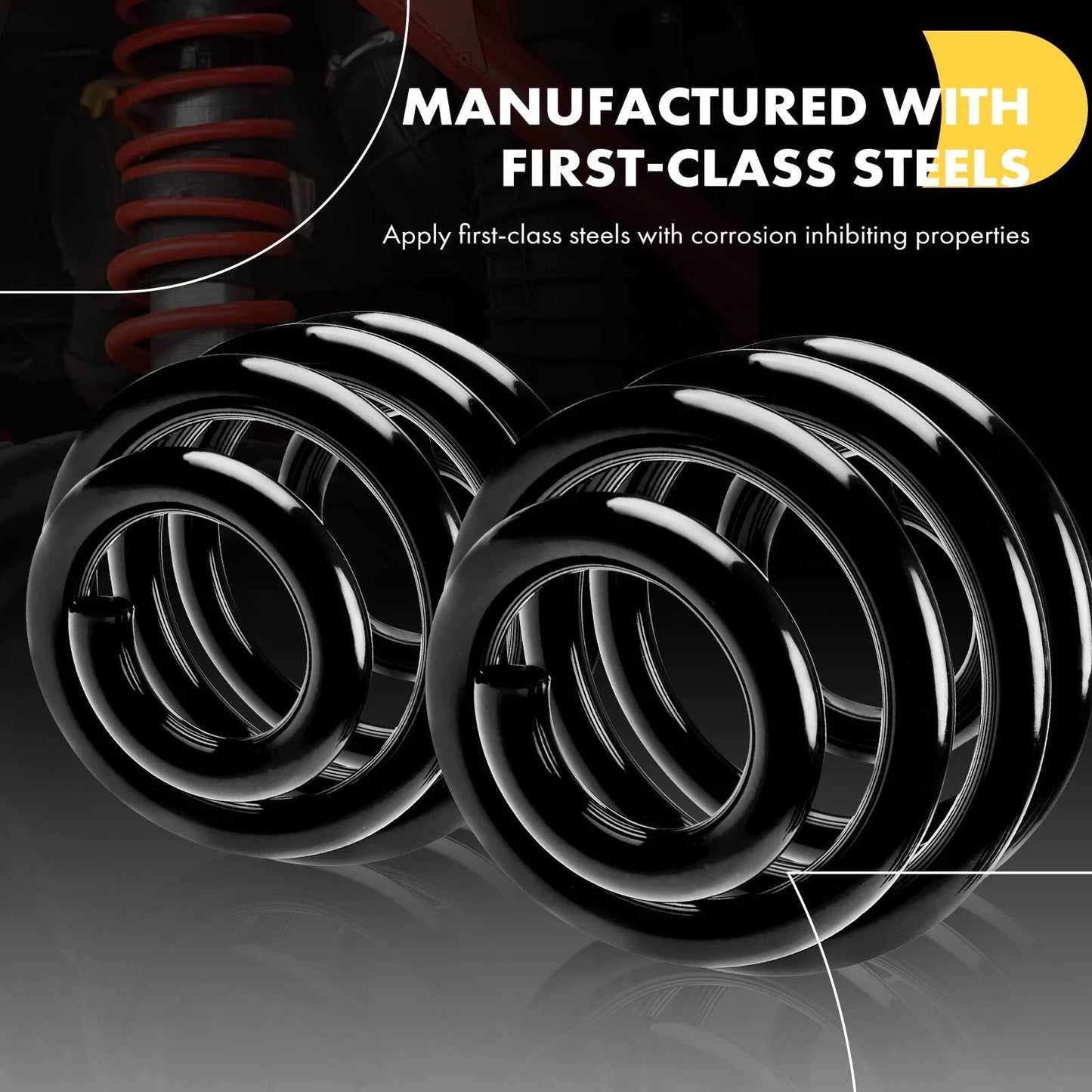 2X Rear Coil Springs for Buick Encore (2013–2019) Chevrolet Trax (2015–2020) FWD