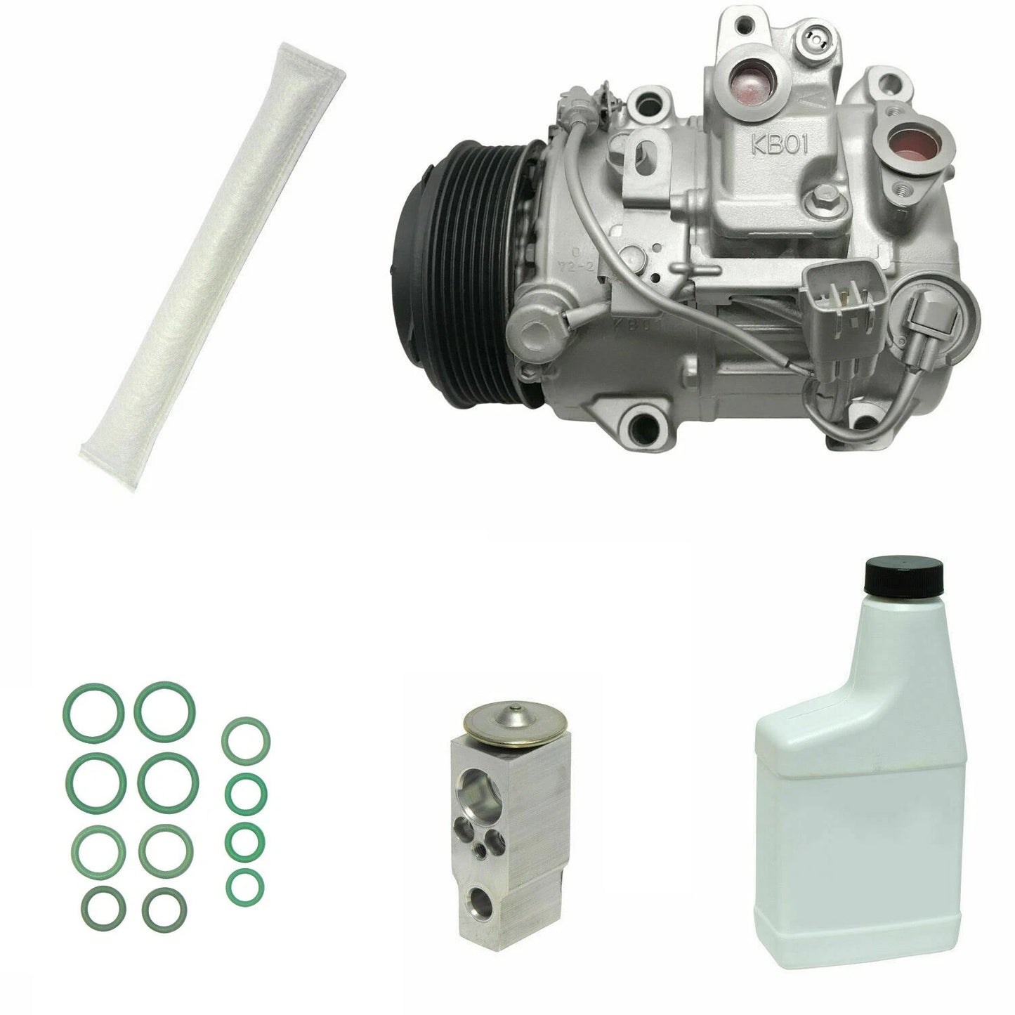 Compressor Kit Replacement Without Rear for Toyota Highlander 3.5L (2008–2010)