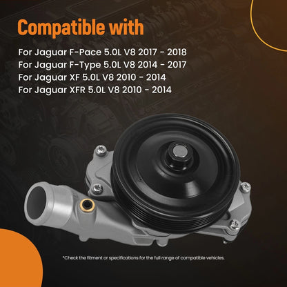Coolant Water Pump for Jaguar F-Type XF (2010–2017)