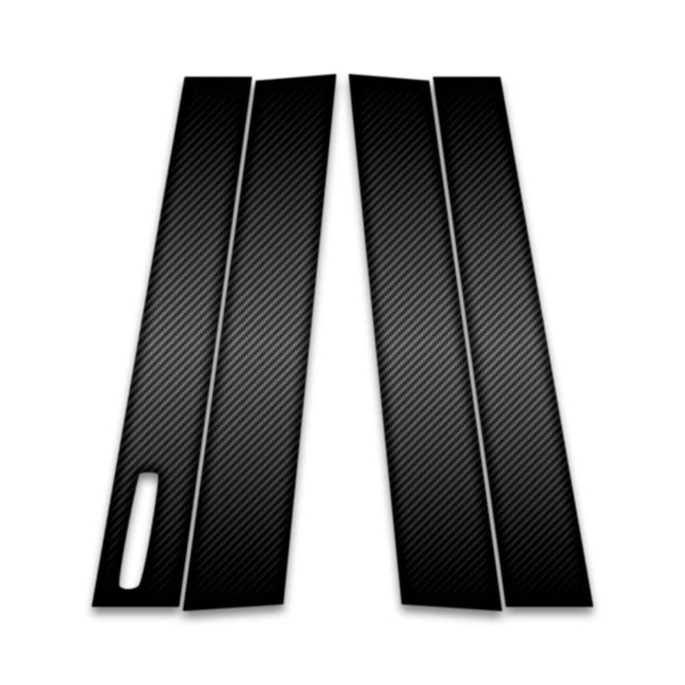 4pc Carbon Fiber Pillar Post Covers w/Keypad Cutout for 2008-2009 Ford Taurus X