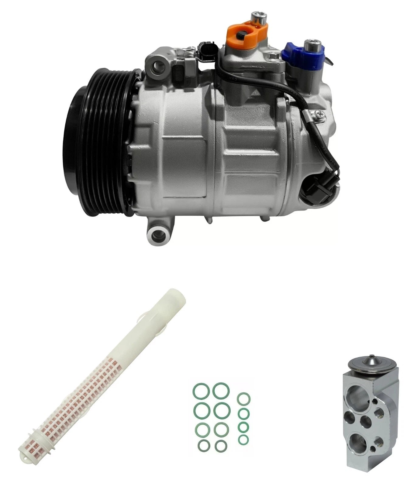 AC Compressor Kit Replacement for Porsche Panamera 2014–2018 3.6L V6 4.8L V8