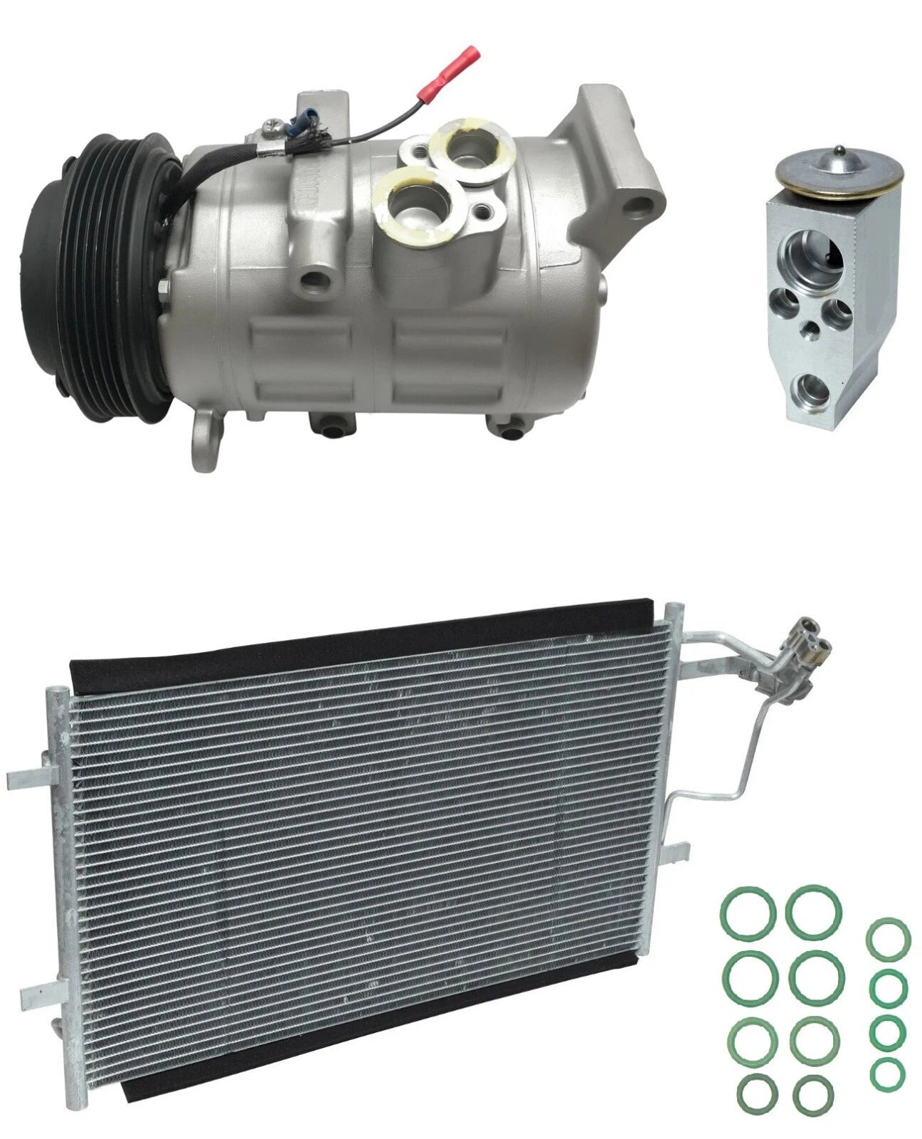 AC Compressor Kit With Condenser for Mazda 3 2.0L (2011–2011)