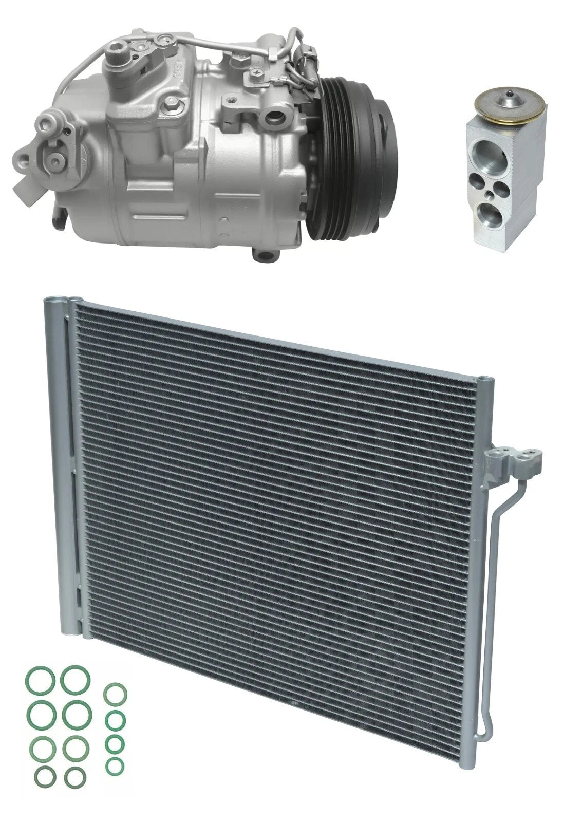 AC Compressor Kit with Condenser for BMW 650i Gran Coupe (2013–2014)