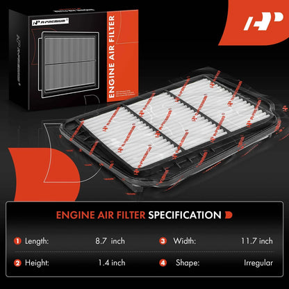 2X Engine Air Filter for Suzuki Forenza (2004–2008) Reno (2005–2008)