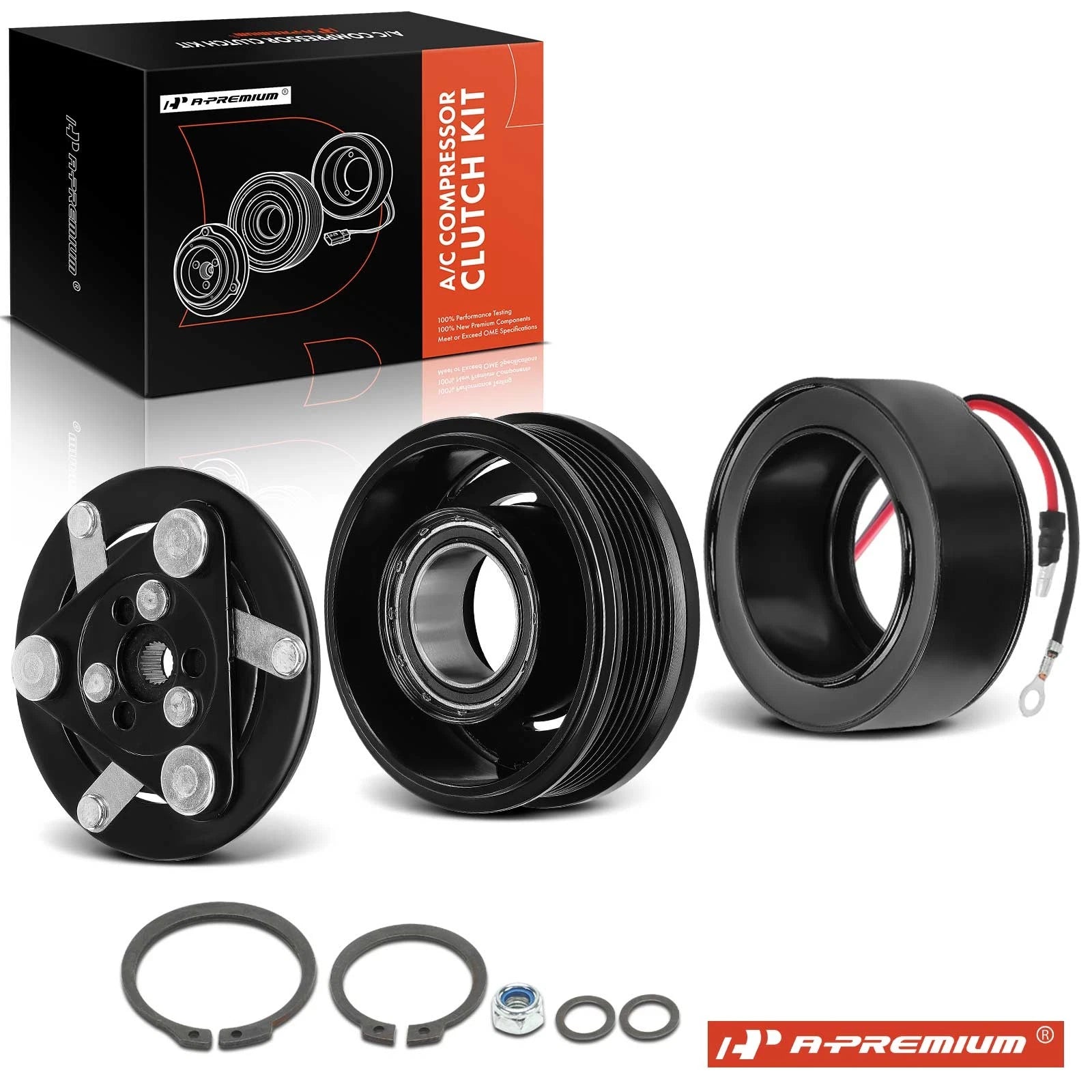 A/C Compressor Clutch Kit for Chevrolet Trailblazer GMC Envoy (2002–2009)