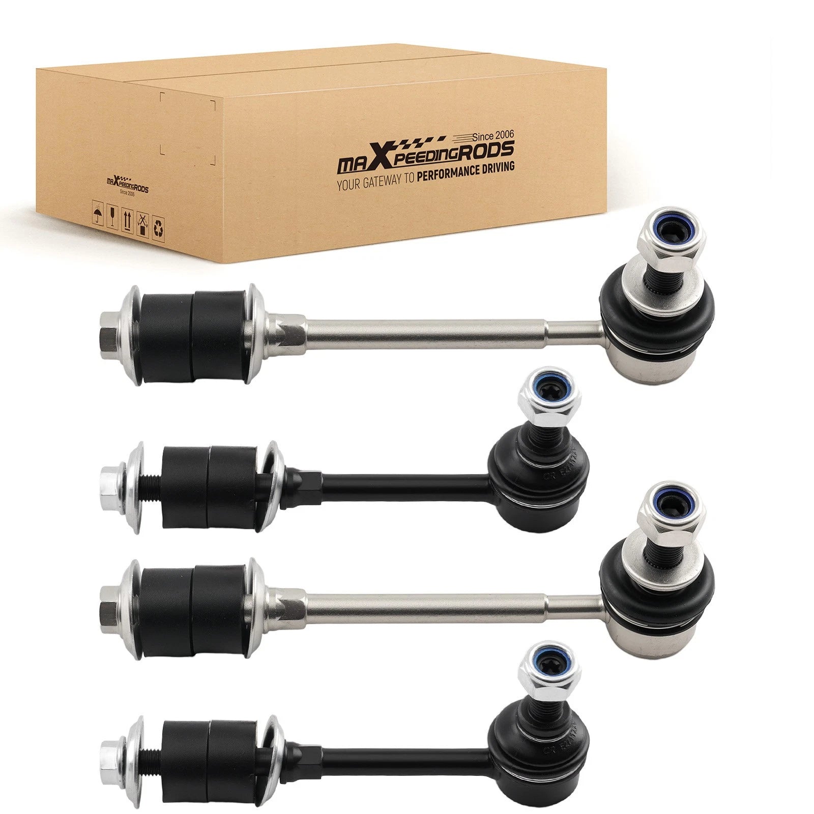 Front and Rear Sway Bar End Links for Toyota 4Runner (1996–2002)