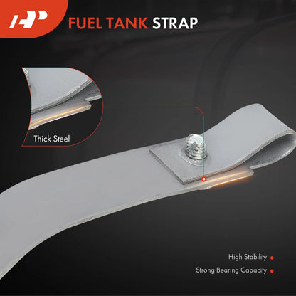 2X Steel Fuel Tank Straps for Cadillac Eldorado (1979–1985) Buick Riviera