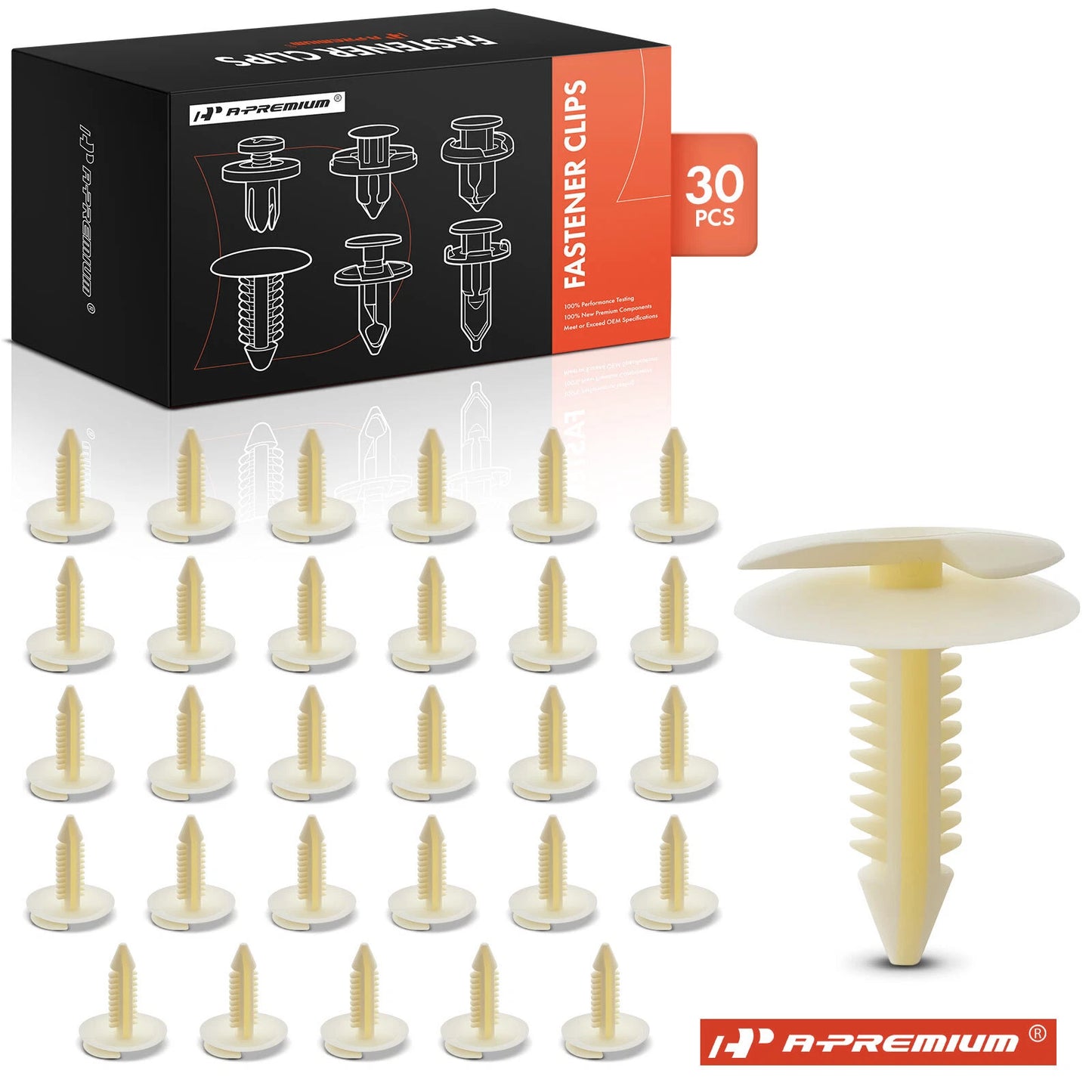 30Pcs Nylon Door Trim Panel Retainer Clips for GM Vehicles