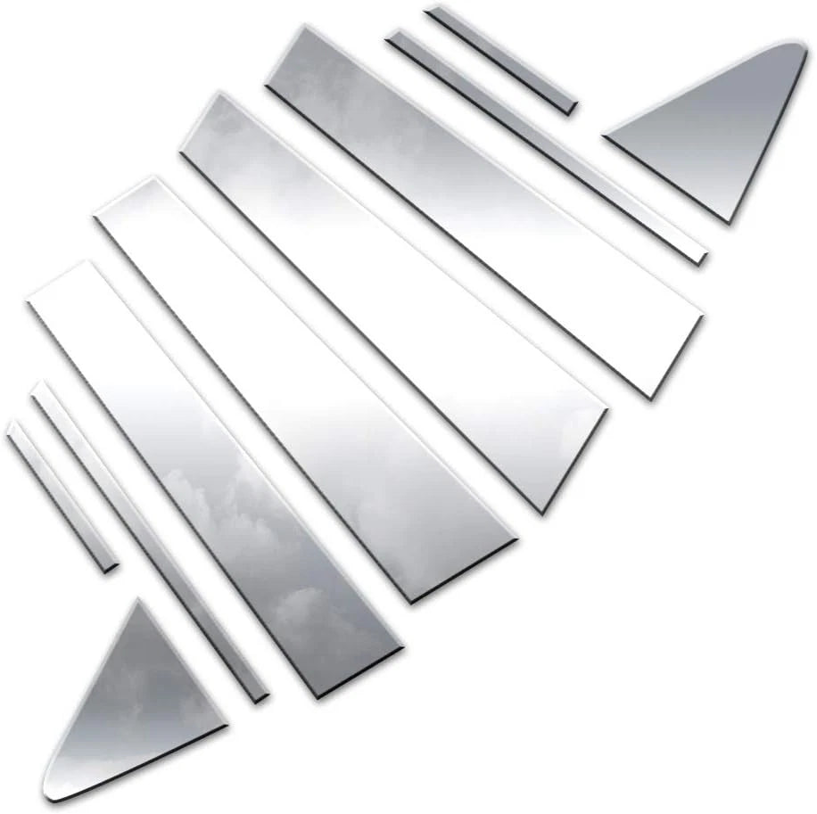 10pc Luxury FX Polished Pillar Post Trim for Toyota Corolla Sedan (2020–2022)