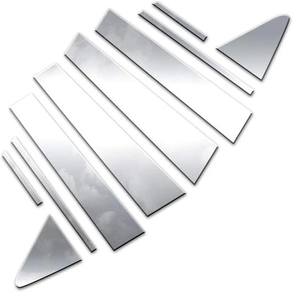 10pc Luxury FX Polished Pillar Post Trim for Toyota Corolla Sedan (2020–2022)