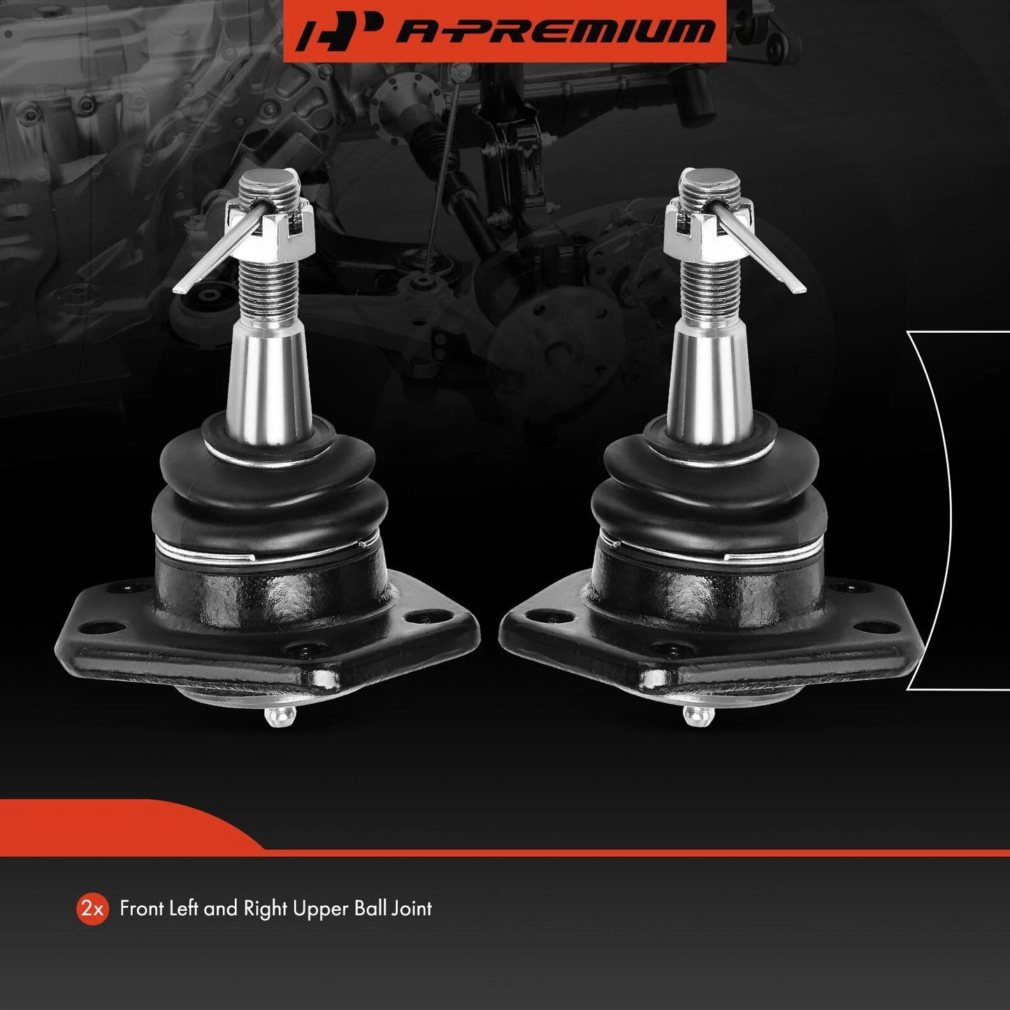 2X Front Upper Ball Joint for Chevy Blazer C10 Suburban (1971–1972)