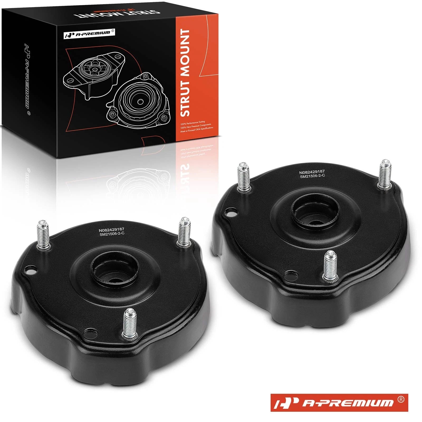 2Pcs Suspension Strut Mount for Mercedes-Benz R230 SL500 SL550 SL600 (2003–2011)