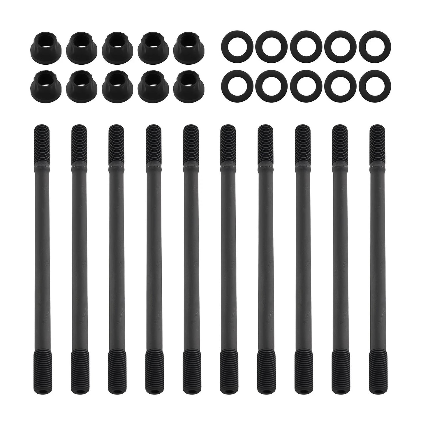 Black Head Studs for Honda Prelude H22A1 H22A4 (1993–2001)