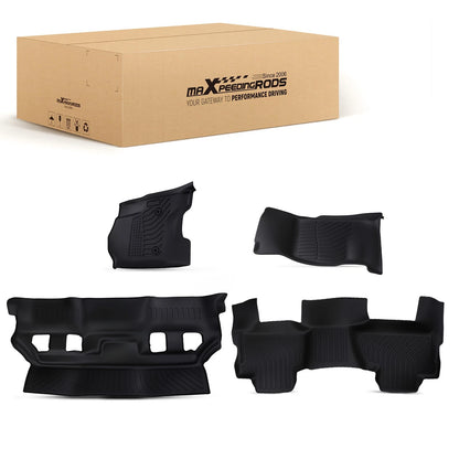 All-Weather Black Floor Mat Set for Chevrolet Tahoe/GMC Yukon (2015–2020)