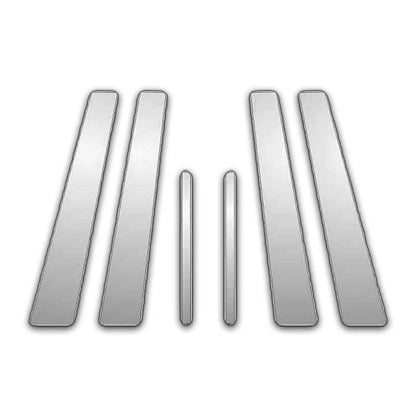 6Pc Chrome Pillar Post Covers for 04-24 Pontiac Grand Prix - P5803