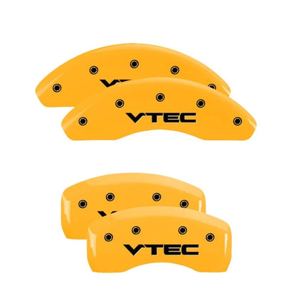 Caliper Covers Set of 4 Yellow for 2004–2005 Honda Civic (MGP)