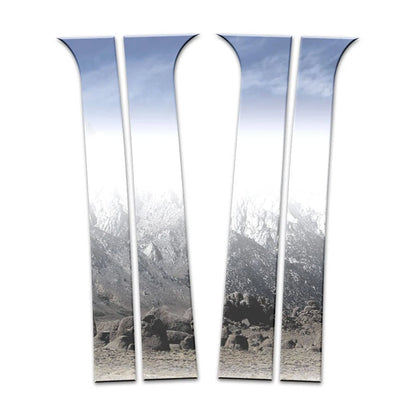 4 Pc Chrome Pillar Post Replacement for 2007–2016 Suburban/Avalanche/Yukon
