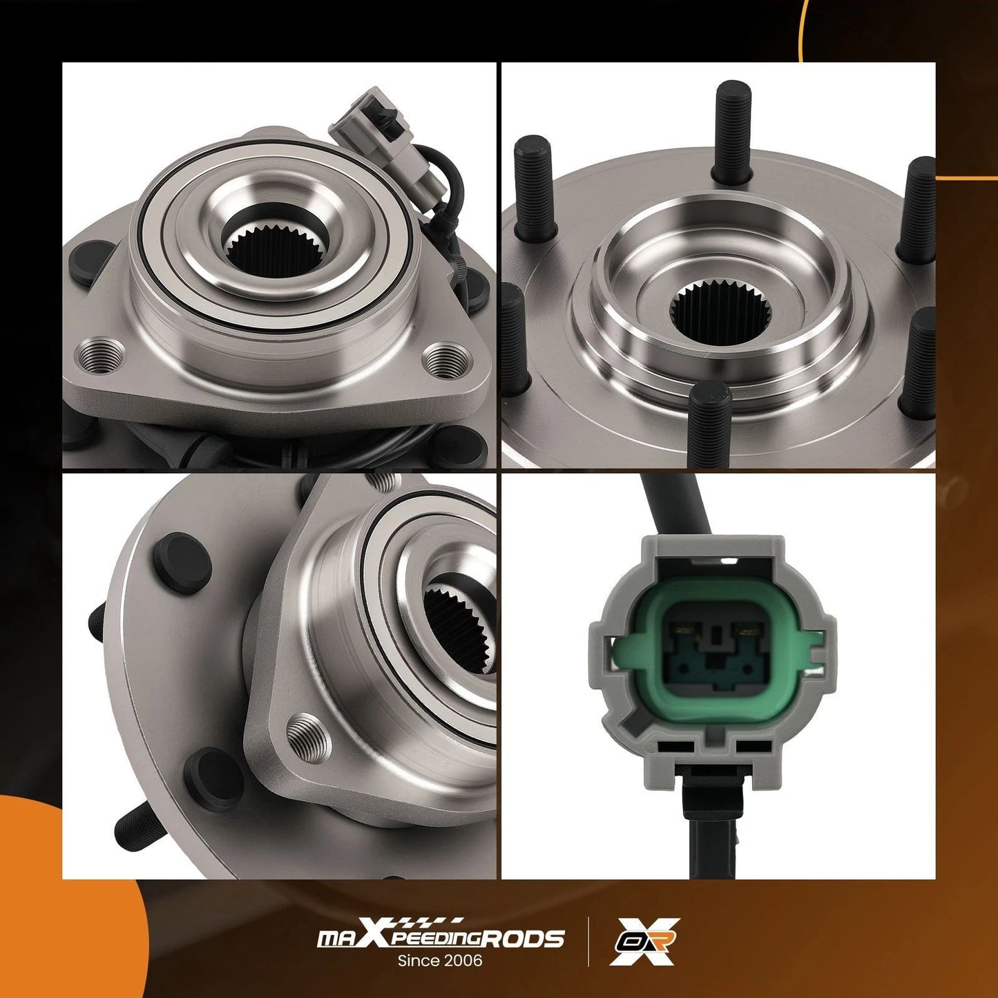 Front Left Wheel Hub Bearing for INFINITI QX56 NISSAN Armada TITAN (2004–2015)