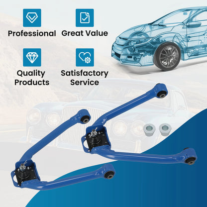 2x Adjustable Front Upper Camber Arm Kit for Infiniti G35 Coupe RWD (2003–2007)