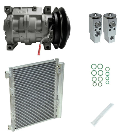 AC Compressor Kit with Condenser for Isuzu NQR 5.2L (2011–2015)