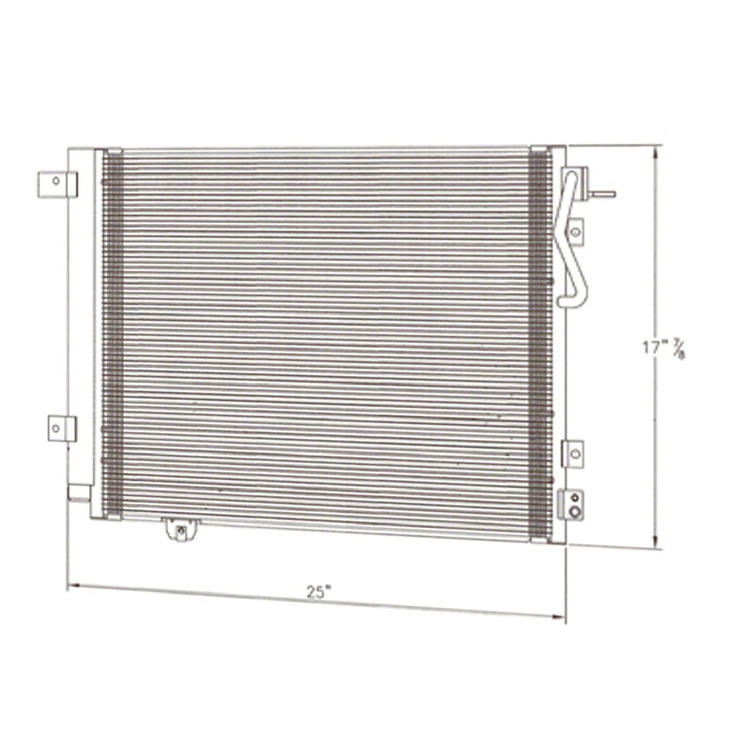 A/C Condenser Replacement Repair Part for Kia Sorento (2007–2009)