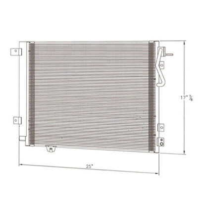 A/C Condenser Replacement Repair Part for Kia Sorento (2007–2009)