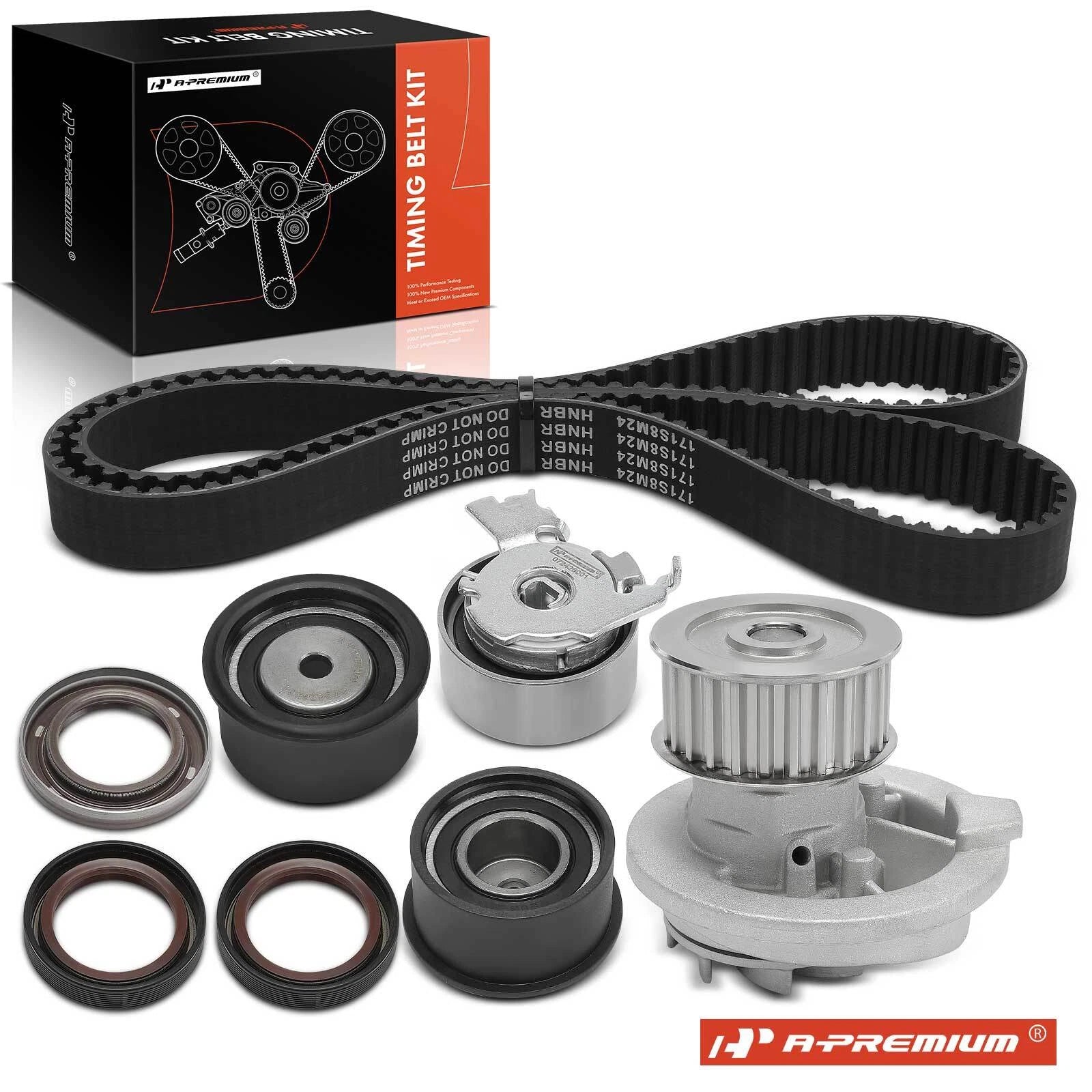 8x Timing Belt and Water Pump Kit for Chevy LUV Isuzu Amigo Rodeo (1981–2004)