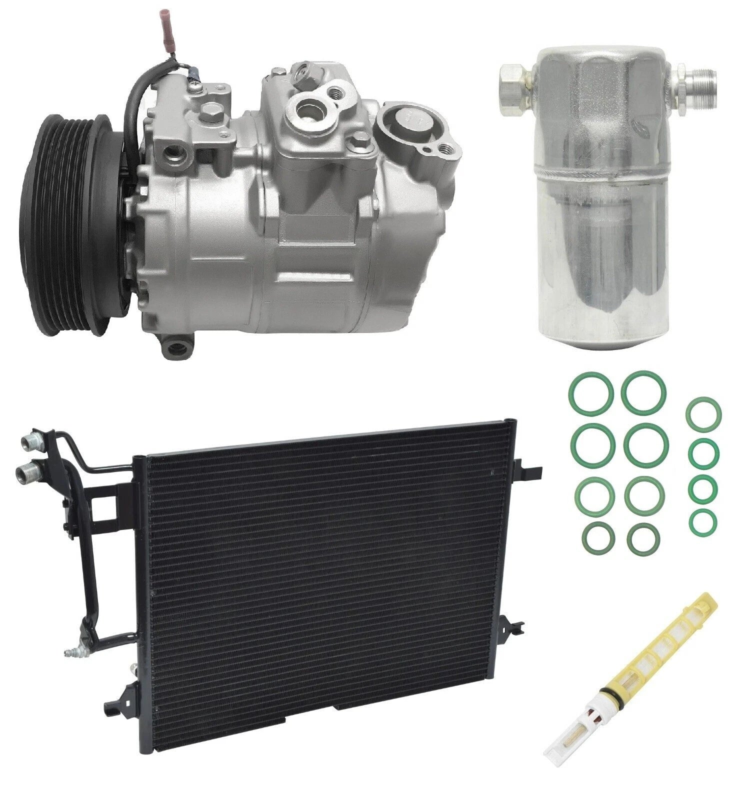 AC Compressor Kit with Condenser for Audi A4 2.8L (2000–2001)
