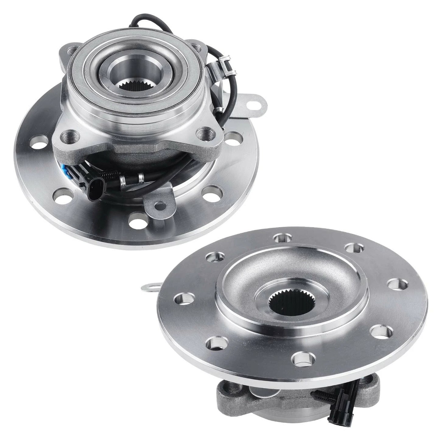 2X Front Wheel Hub & Bearing Assembly for Chevrolet K1500 GMC K1500 (1990–2000)