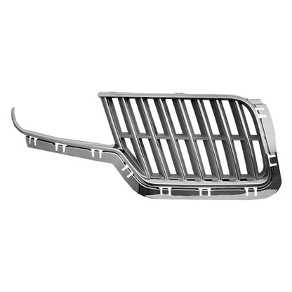 Replacement Silver Chrome ABS Plastic Passenger Side Front Grille