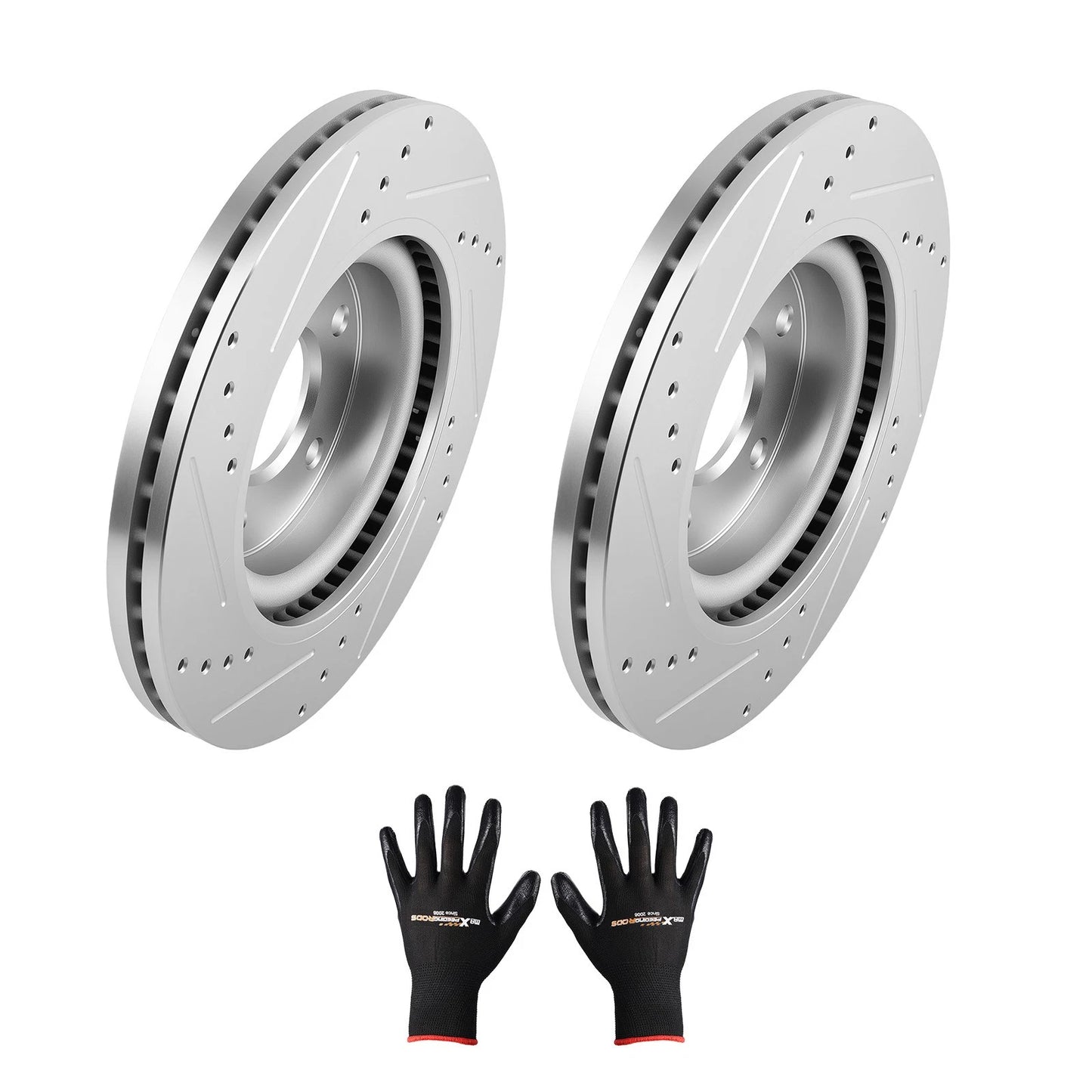 Front Drilled & Slotted Brake Rotor for Nissan Altima (2007–2025)