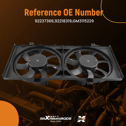 Cooling Fan for Chevrolet Camaro V6 Petrol (2010–2011)