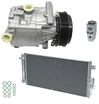 AC Compressor Kit With Condenser for Fiat 500 1.4L (2017–2018)
