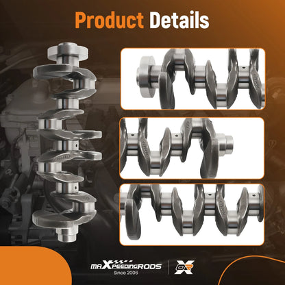 Crankshaft w/ Connecting Rods & Bearings Kit for BMW N20 320i 328i 528i (2012–2019)