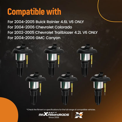 Ignition Coils for GMC Envoy Buick Isuzu Hummer (2002–2008)